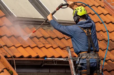 Démoussage et hydrofuge de toiture à Argences